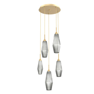 Hammerton Studio - CHB0049-05-GB-RS-C01-L1 - LED Pendant - Aalto - Gilded Brass