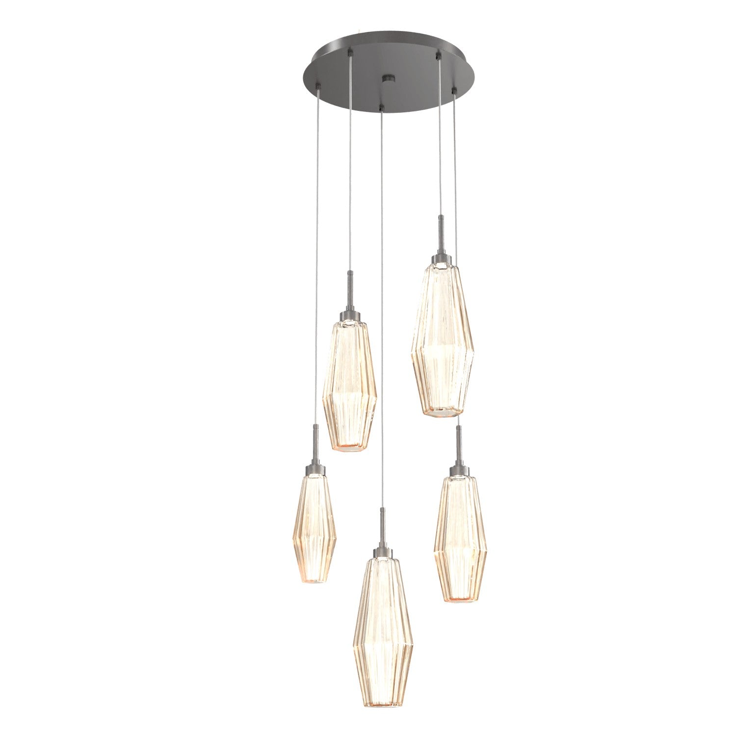 Hammerton Studio - CHB0049-05-GP-RA-C01-L1 - LED Pendant - Aalto - Graphite