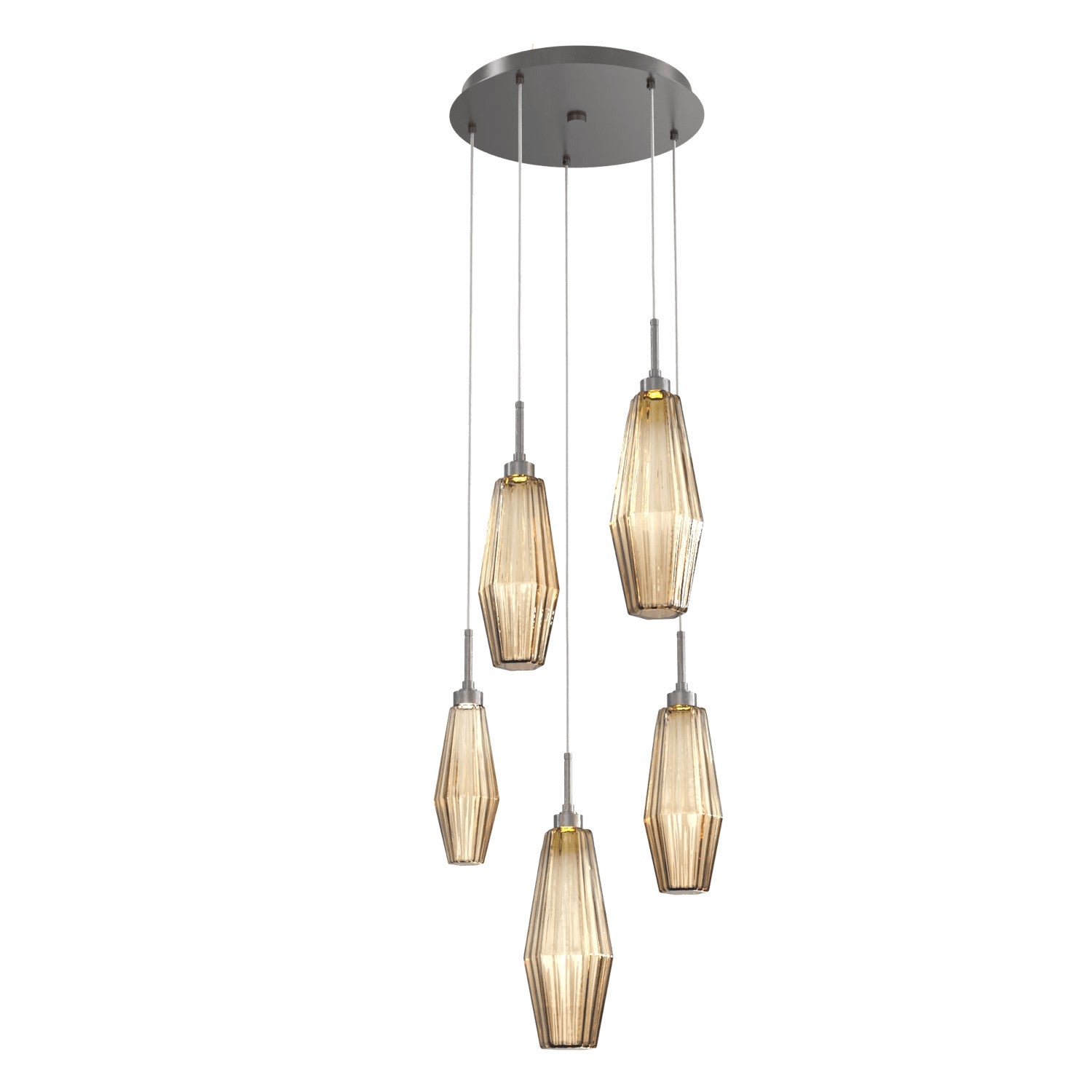 Hammerton Studio - CHB0049-05-GP-RB-C01-L1 - LED Pendant - Aalto - Graphite