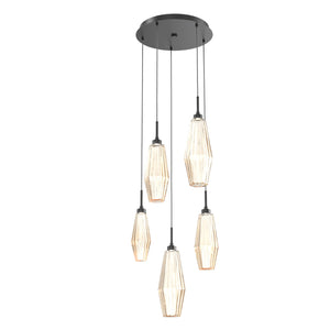 Hammerton Studio - CHB0049-05-MB-RA-C01-L1 - LED Pendant - Aalto - Matte Black