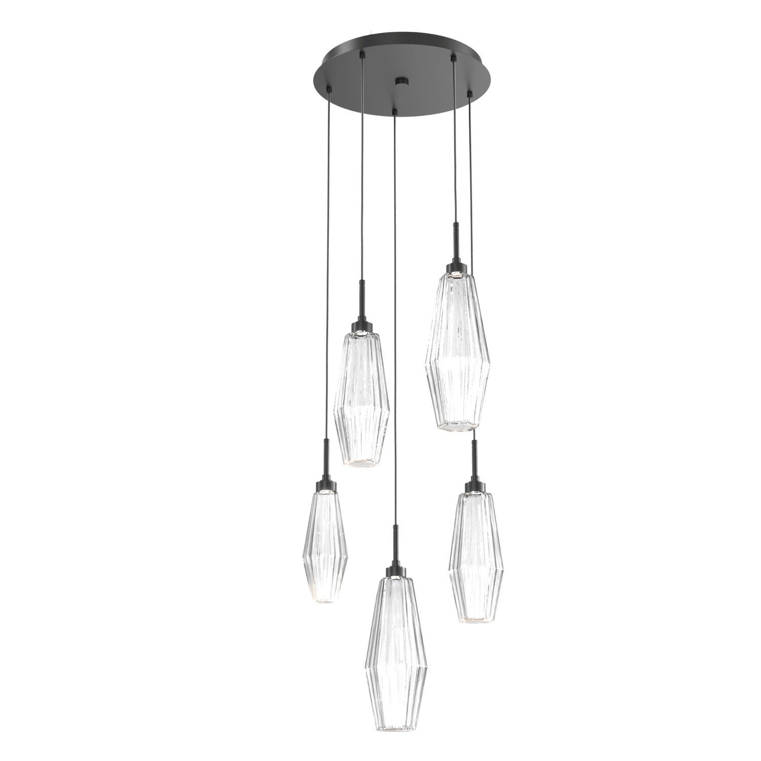 Hammerton Studio - CHB0049-05-MB-RC-C01-L3 - LED Pendant - Aalto - Matte Black