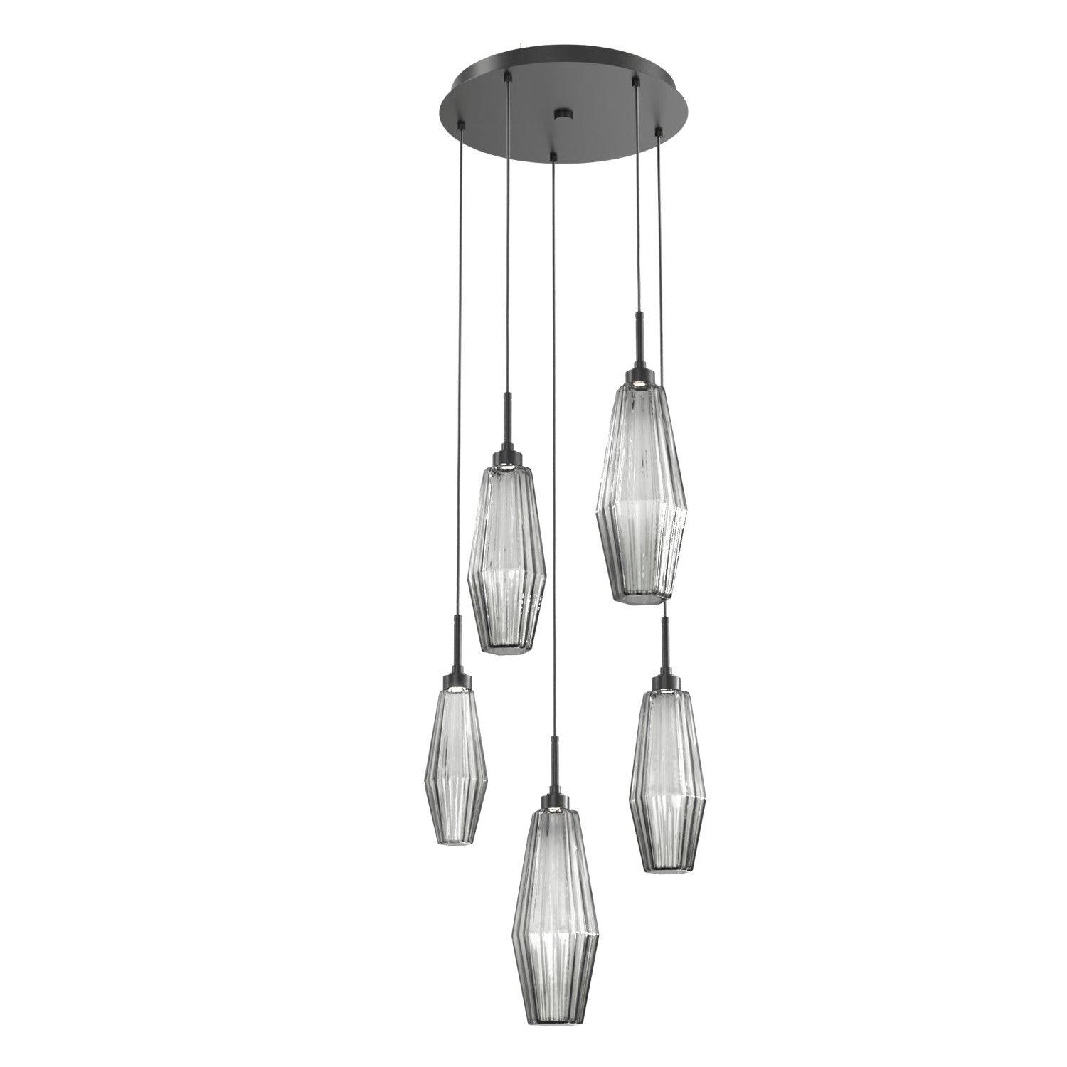 Hammerton Studio - CHB0049-05-MB-RS-C01-L1 - LED Pendant - Aalto - Matte Black