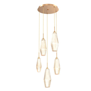 Hammerton Studio - CHB0049-05-NB-RA-C01-L1 - LED Pendant - Aalto - Novel Brass