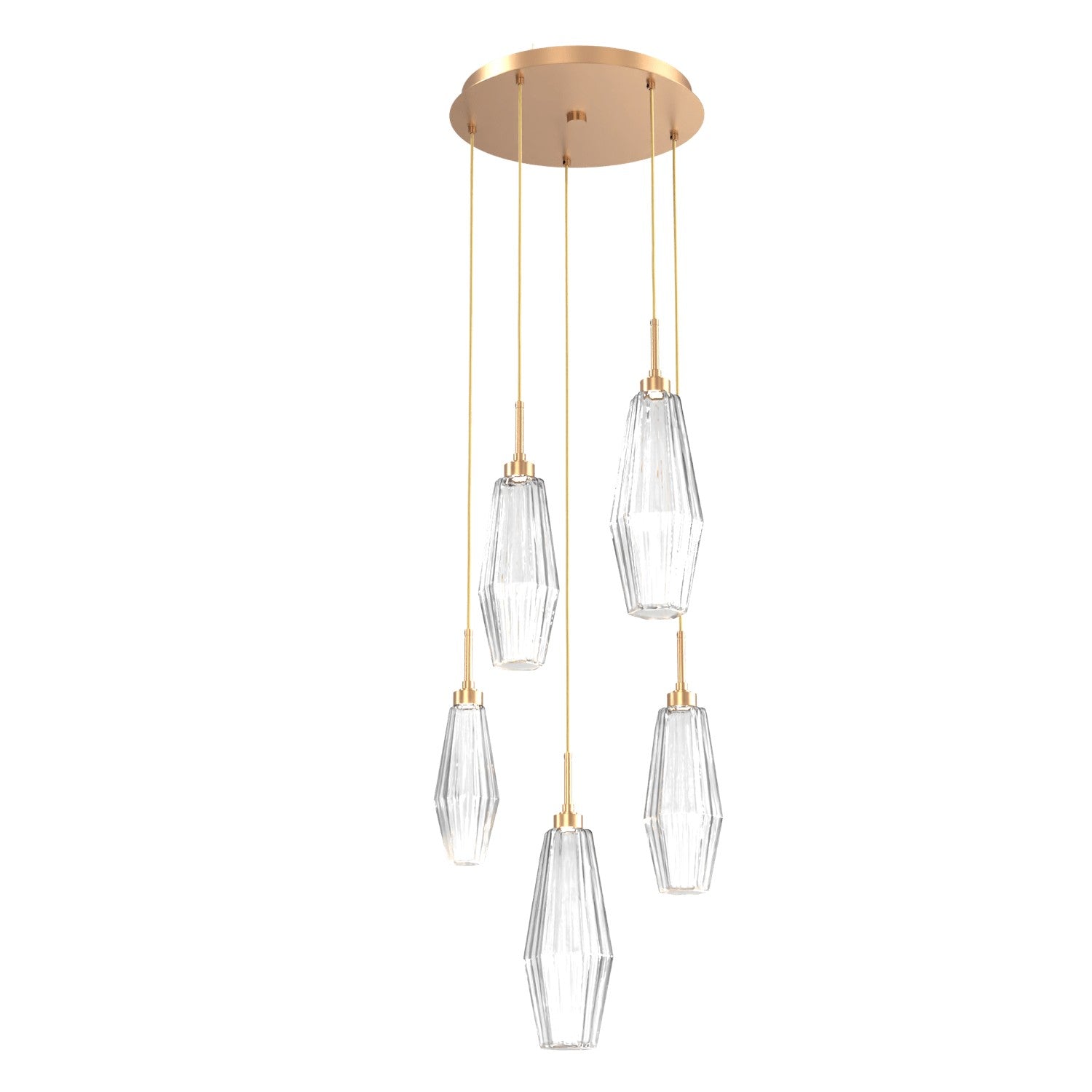 Hammerton Studio - CHB0049-05-NB-RC-C01-L1 - LED Pendant - Aalto - Novel Brass