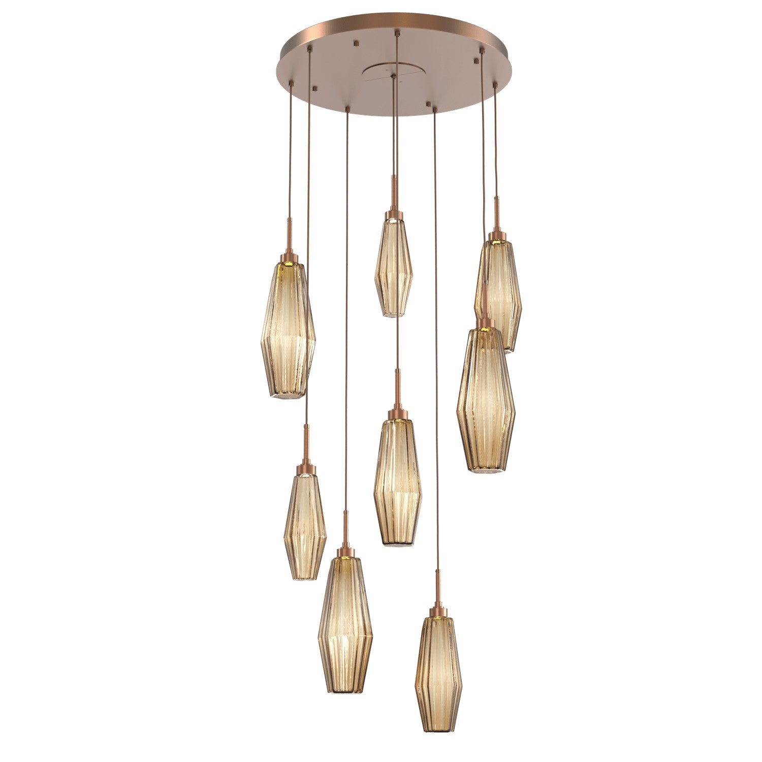 Hammerton Studio - CHB0049-08-BB-RB-C01-L1 - LED Pendant - Aalto - Burnished Bronze