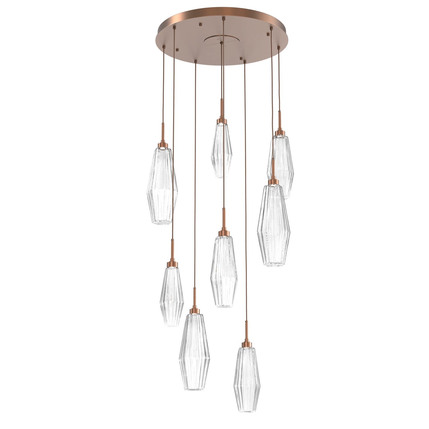 Hammerton Studio - CHB0049-08-BB-RC-C01-L1 - LED Pendant - Aalto - Burnished Bronze