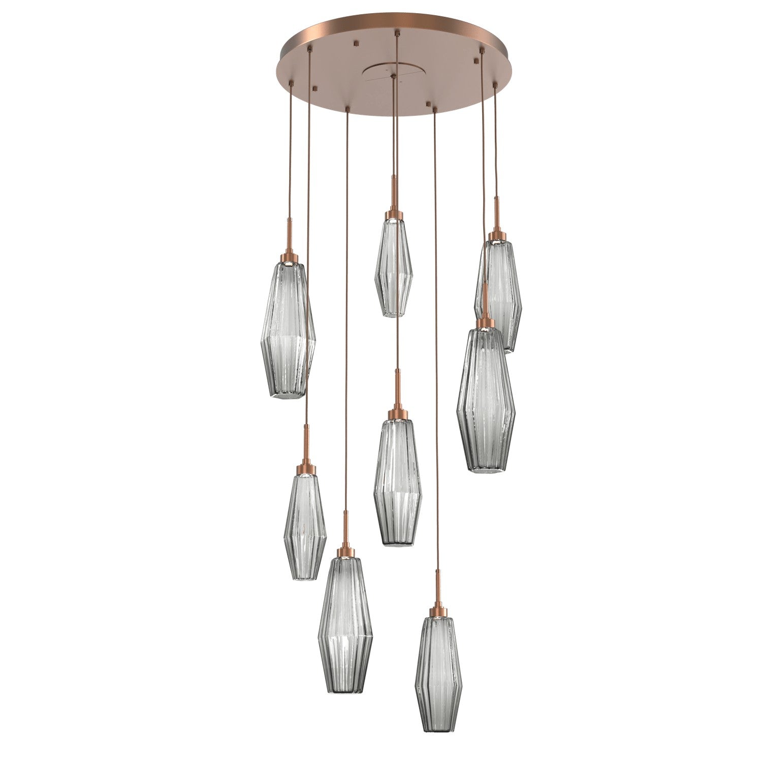 Hammerton Studio - CHB0049-08-BB-RS-C01-L1 - LED Pendant - Aalto - Burnished Bronze