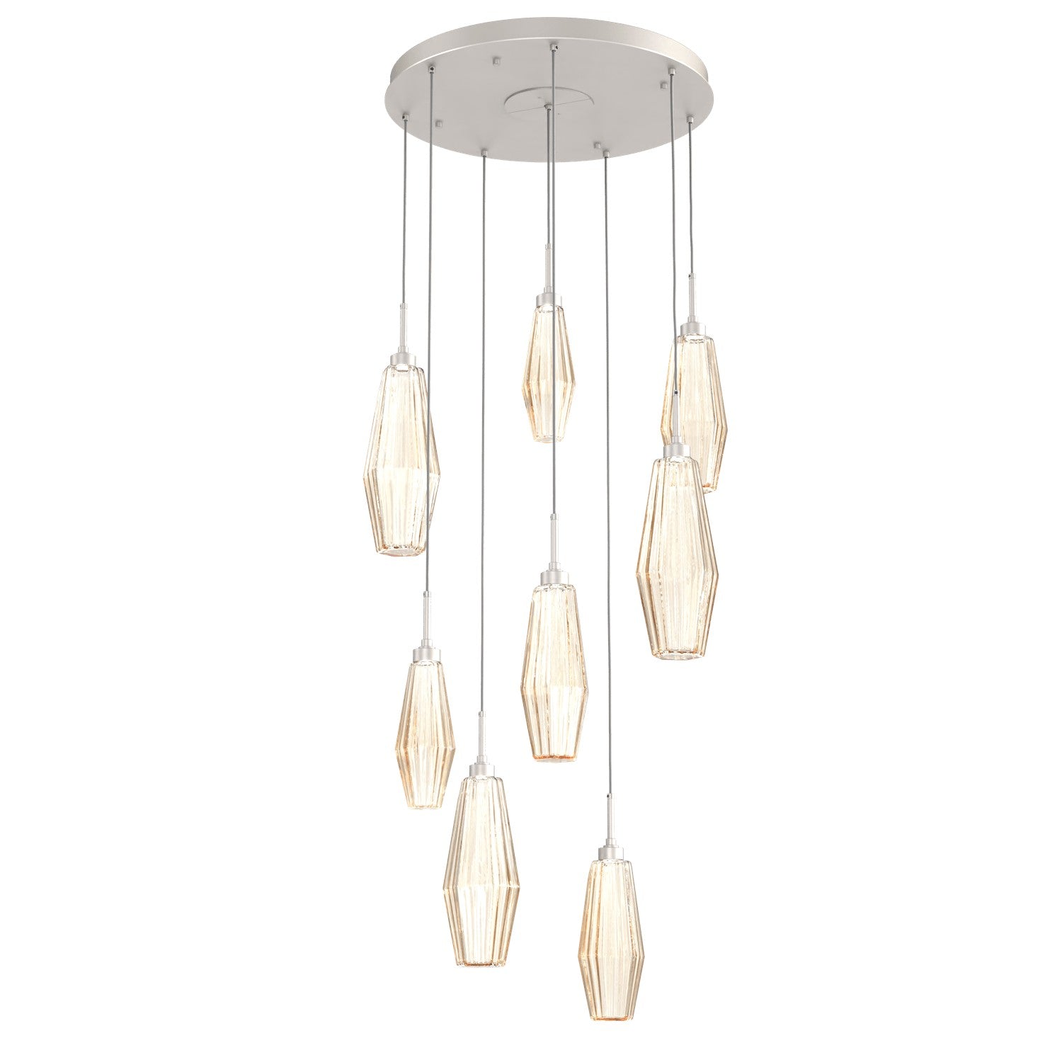 Hammerton Studio - CHB0049-08-BS-RA-C01-L1 - LED Pendant - Aalto - Beige Silver