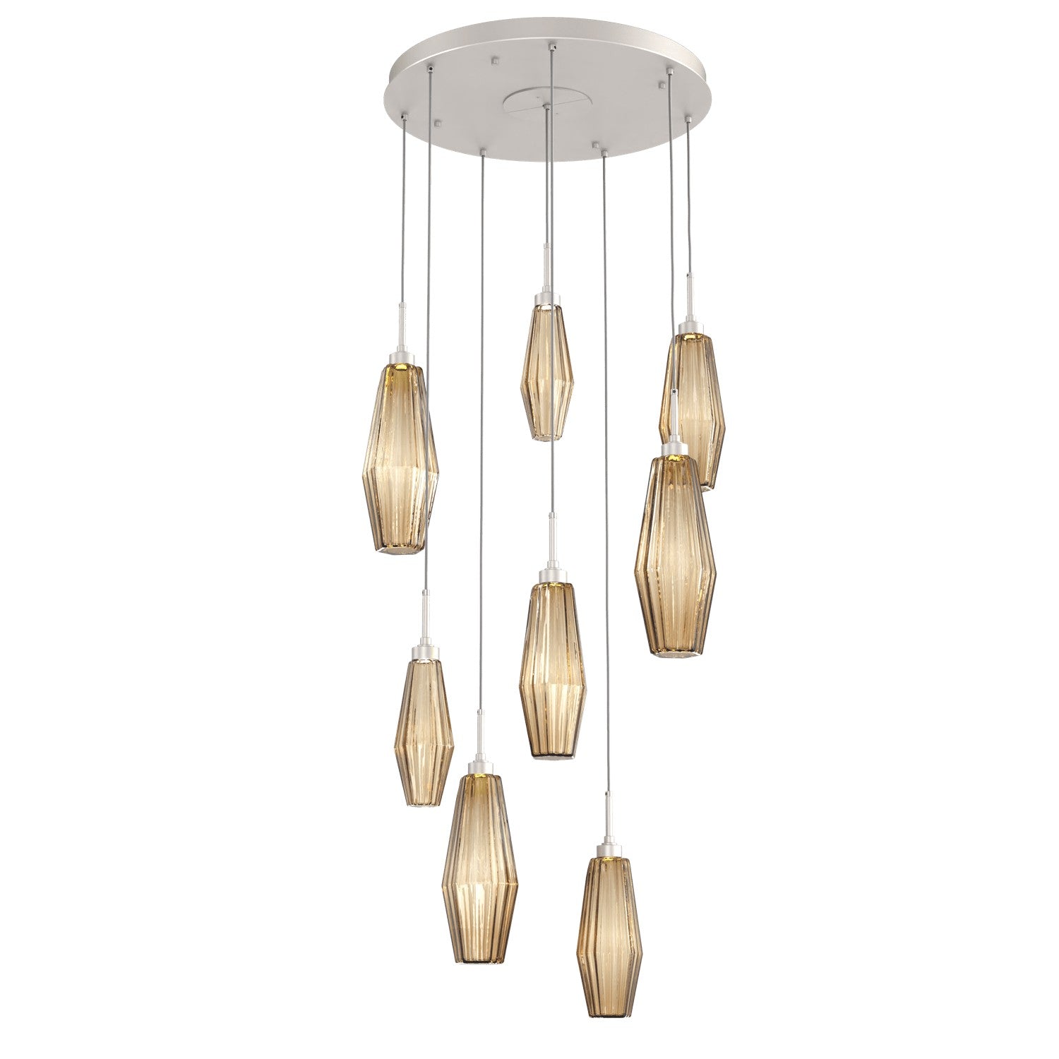 Hammerton Studio - CHB0049-08-BS-RB-C01-L1 - LED Pendant - Aalto - Beige Silver