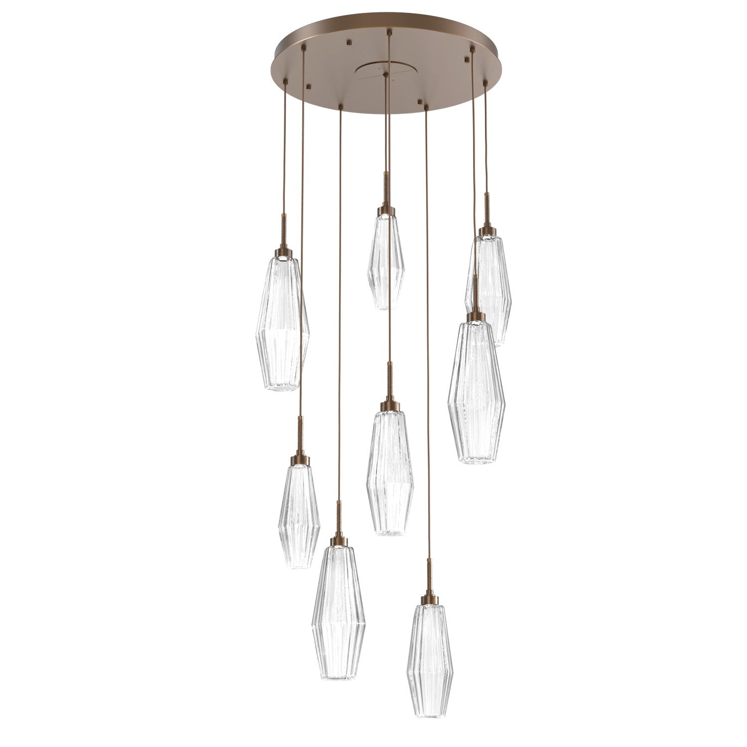 Hammerton Studio - CHB0049-08-FB-RC-C01-L1 - LED Pendant - Aalto - Flat Bronze