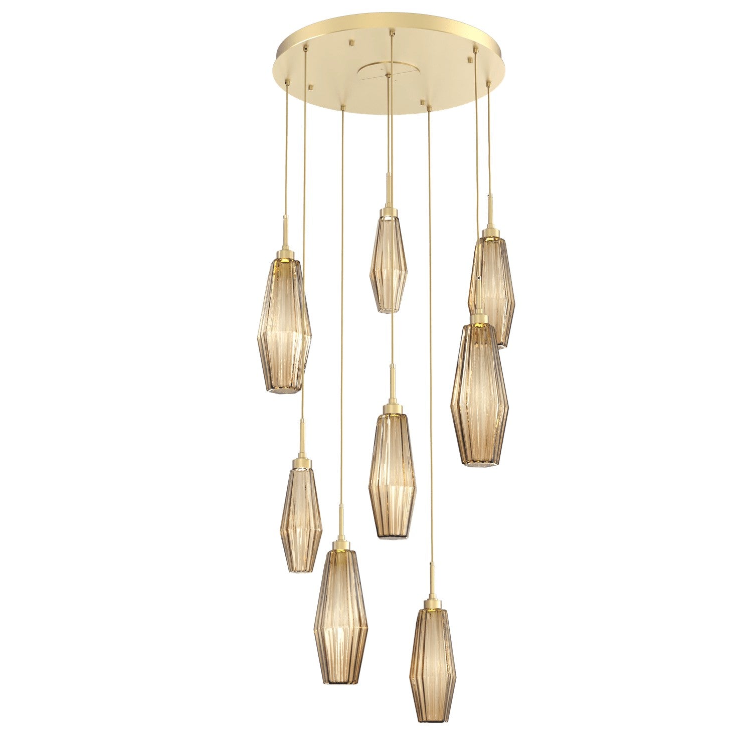 Hammerton Studio - CHB0049-08-GB-RB-C01-L1 - LED Pendant - Aalto - Gilded Brass