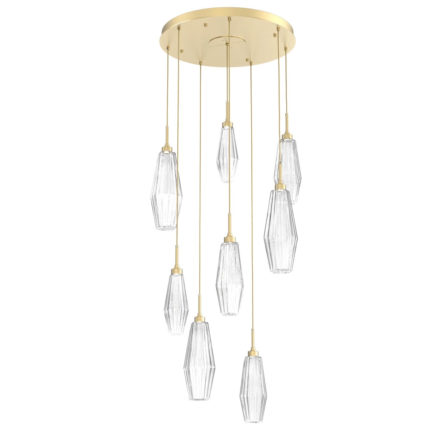 Hammerton Studio - CHB0049-08-GB-RC-C01-L1 - LED Pendant - Aalto - Gilded Brass