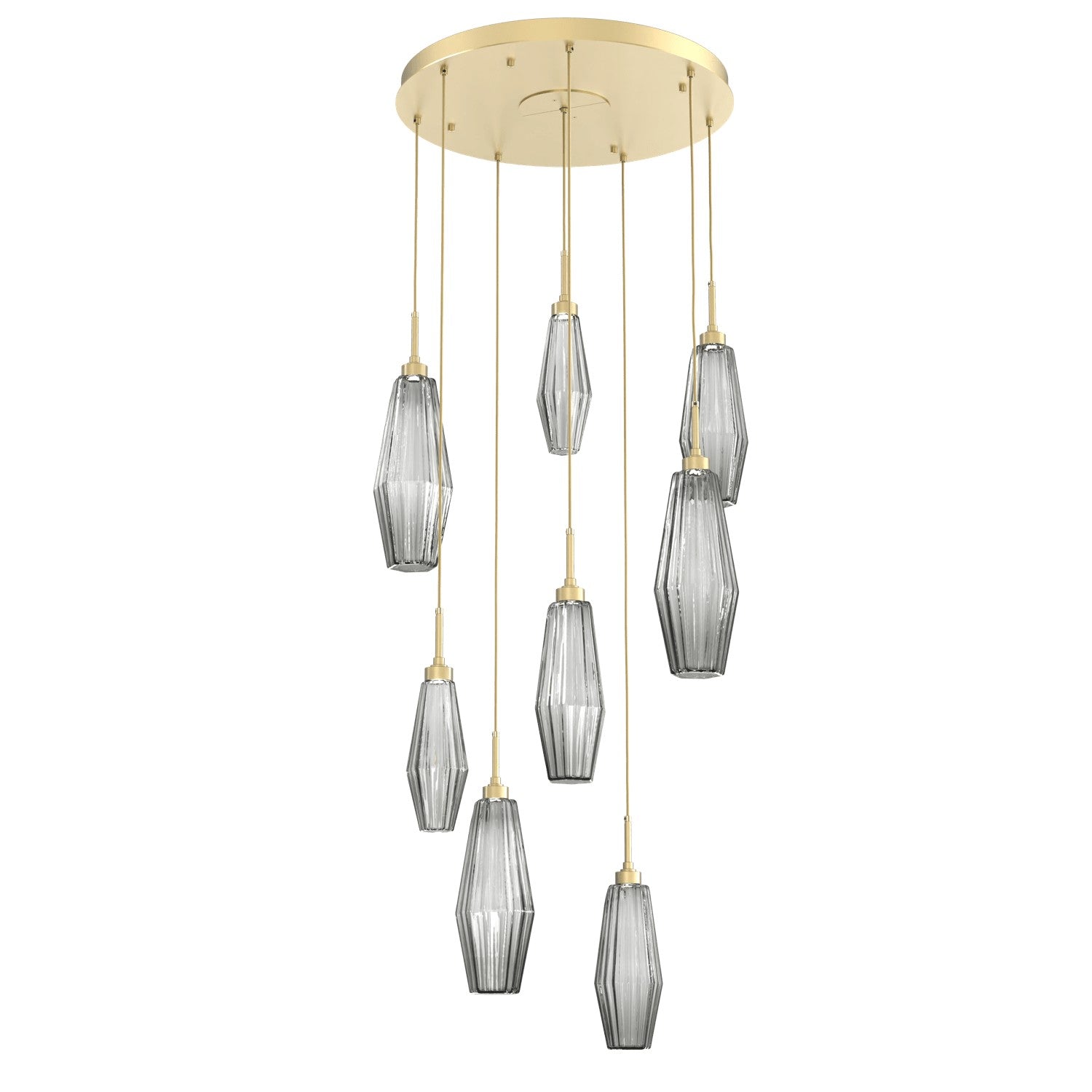 Hammerton Studio - CHB0049-08-GB-RS-C01-L1 - LED Pendant - Aalto - Gilded Brass