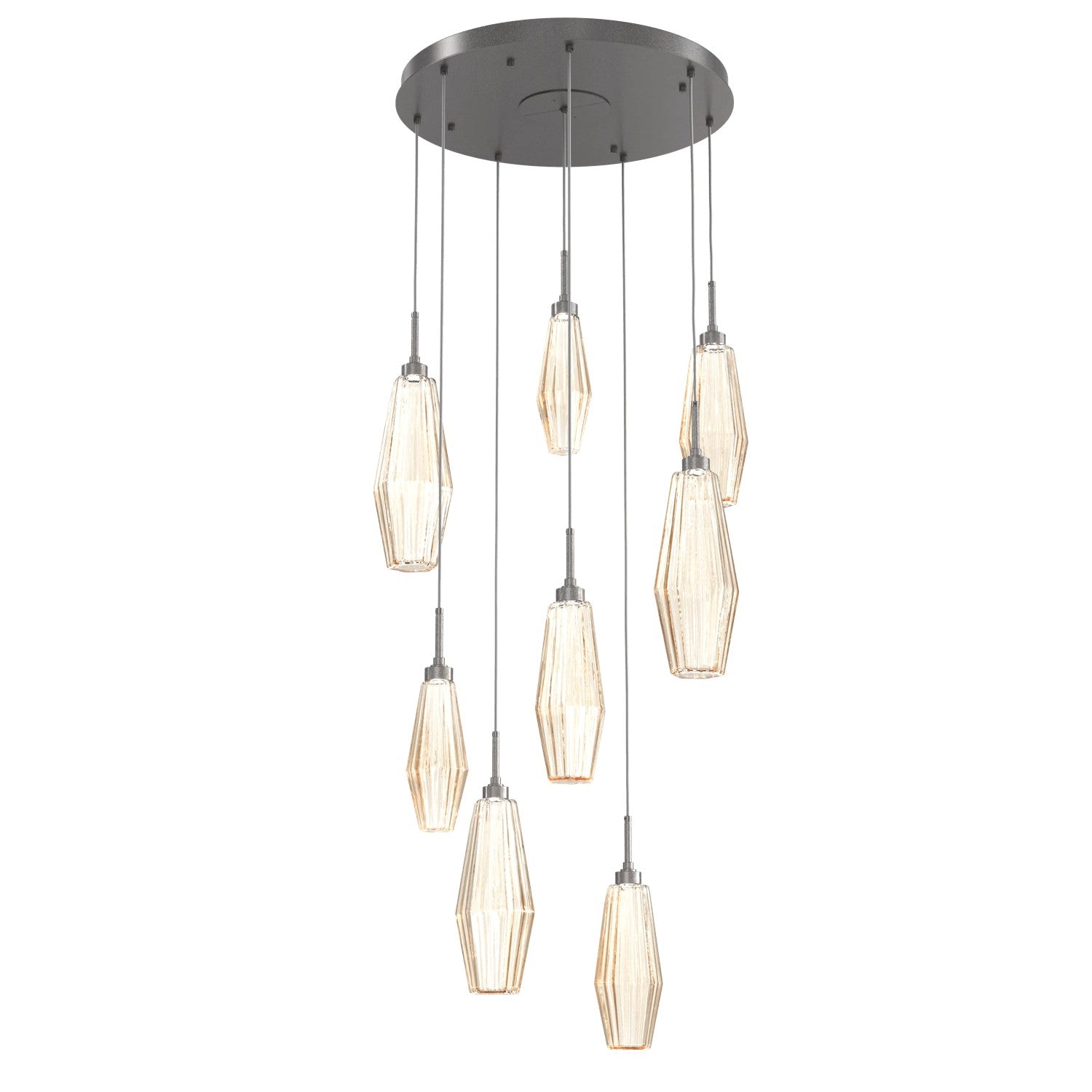 Hammerton Studio - CHB0049-08-GP-RA-C01-L1 - LED Pendant - Aalto - Graphite