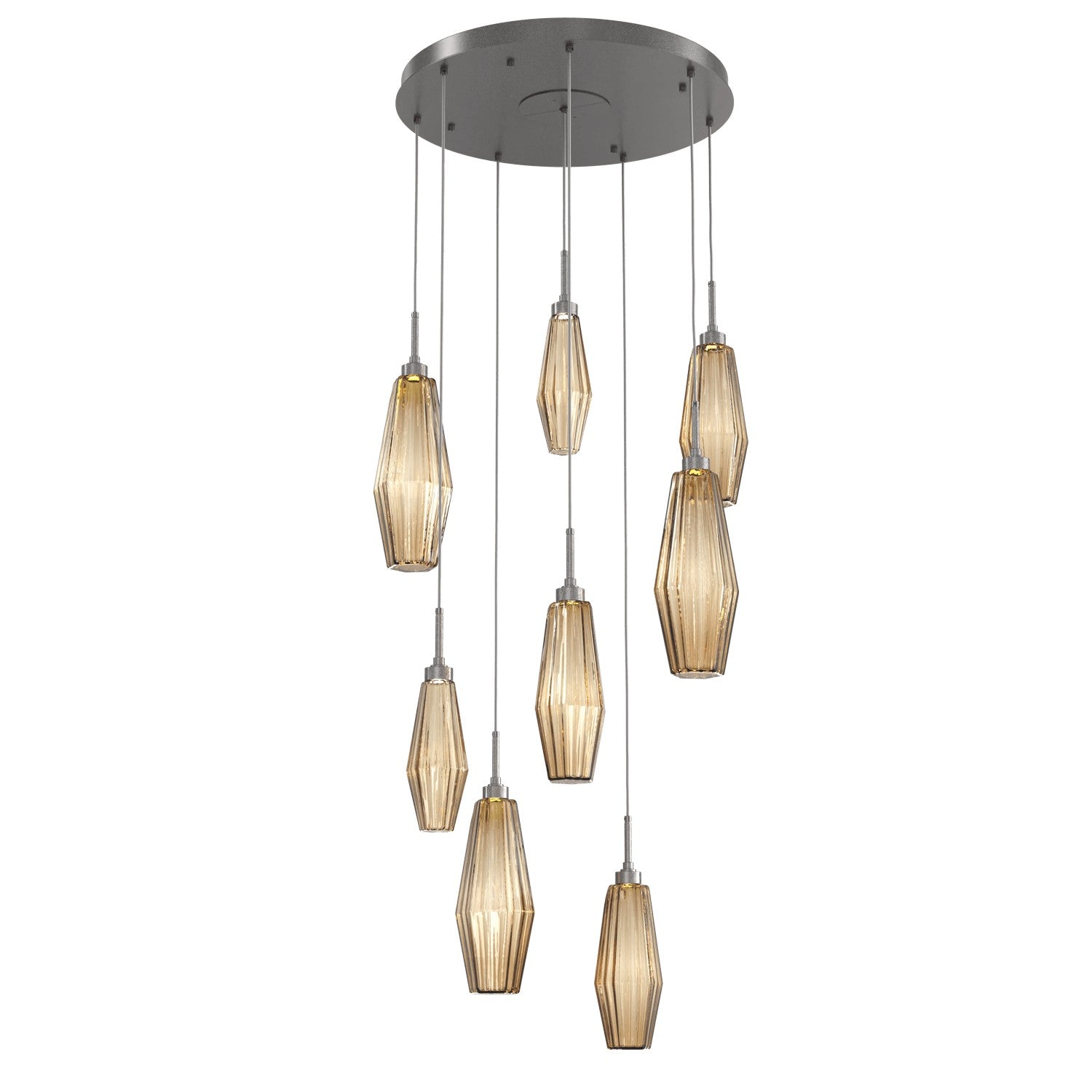 Hammerton Studio - CHB0049-08-GP-RB-C01-L3 - LED Pendant - Aalto - Graphite