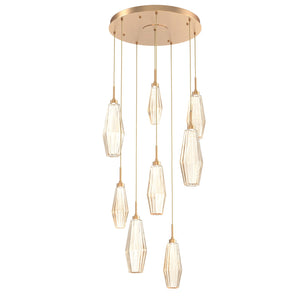 Hammerton Studio - CHB0049-08-NB-RA-C01-L1 - LED Pendant - Aalto - Novel Brass