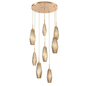 Hammerton Studio - CHB0049-08-NB-RB-C01-L1 - LED Pendant - Aalto - Novel Brass