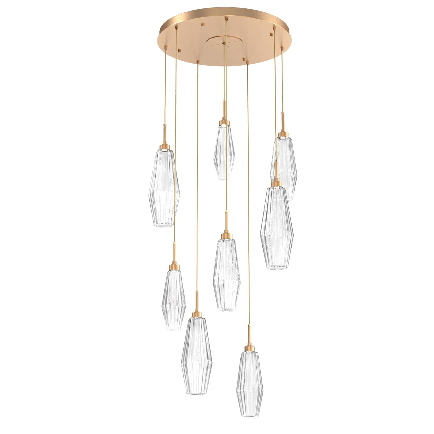 Hammerton Studio - CHB0049-08-NB-RC-C01-L1 - LED Pendant - Aalto - Novel Brass