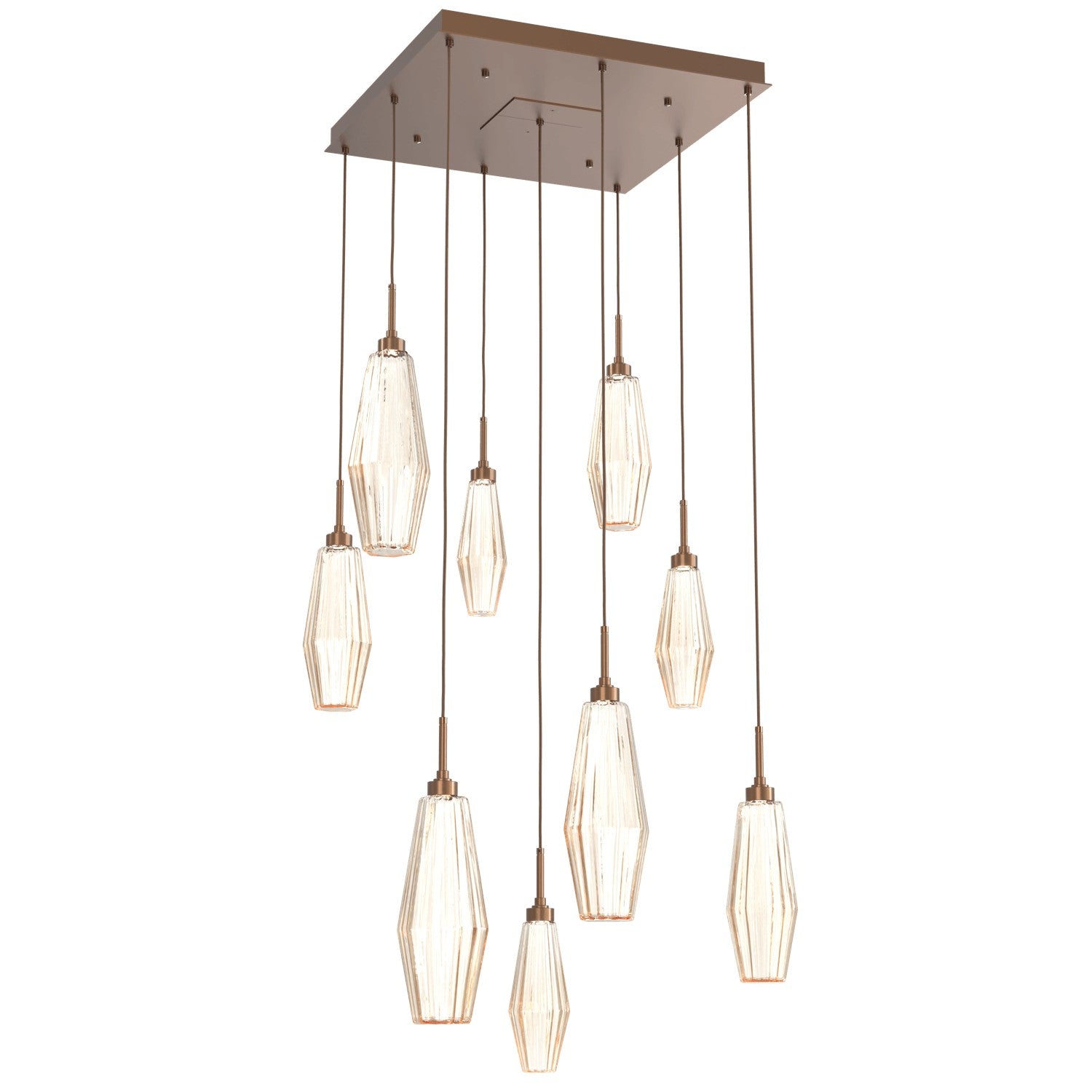 Hammerton Studio - CHB0049-09-BB-RA-C01-L1 - LED Pendant - Aalto - Burnished Bronze