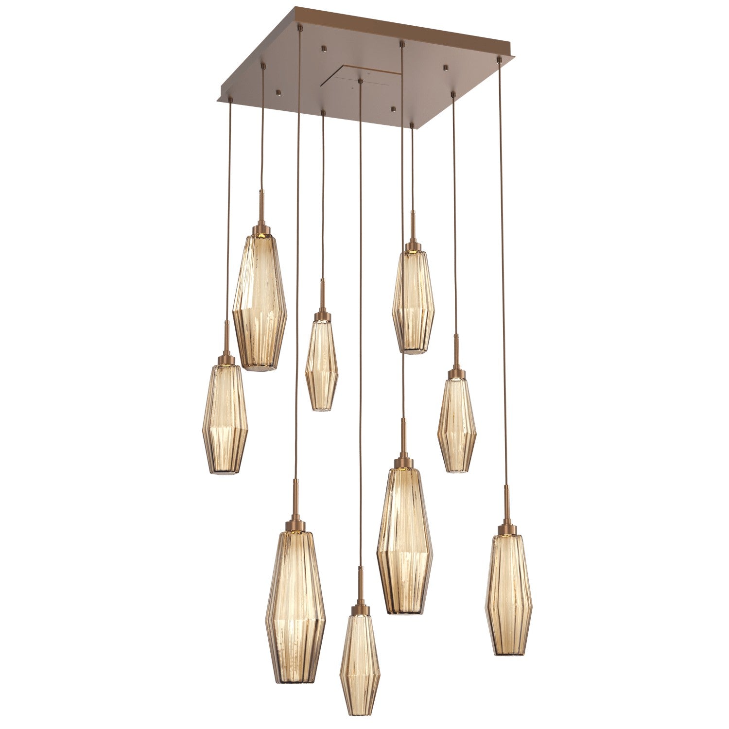 Hammerton Studio - CHB0049-09-BB-RB-C01-L1 - LED Pendant - Aalto - Burnished Bronze