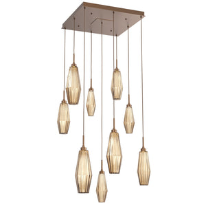 Hammerton Studio - CHB0049-09-BB-RB-C01-L3 - LED Pendant - Aalto - Burnished Bronze