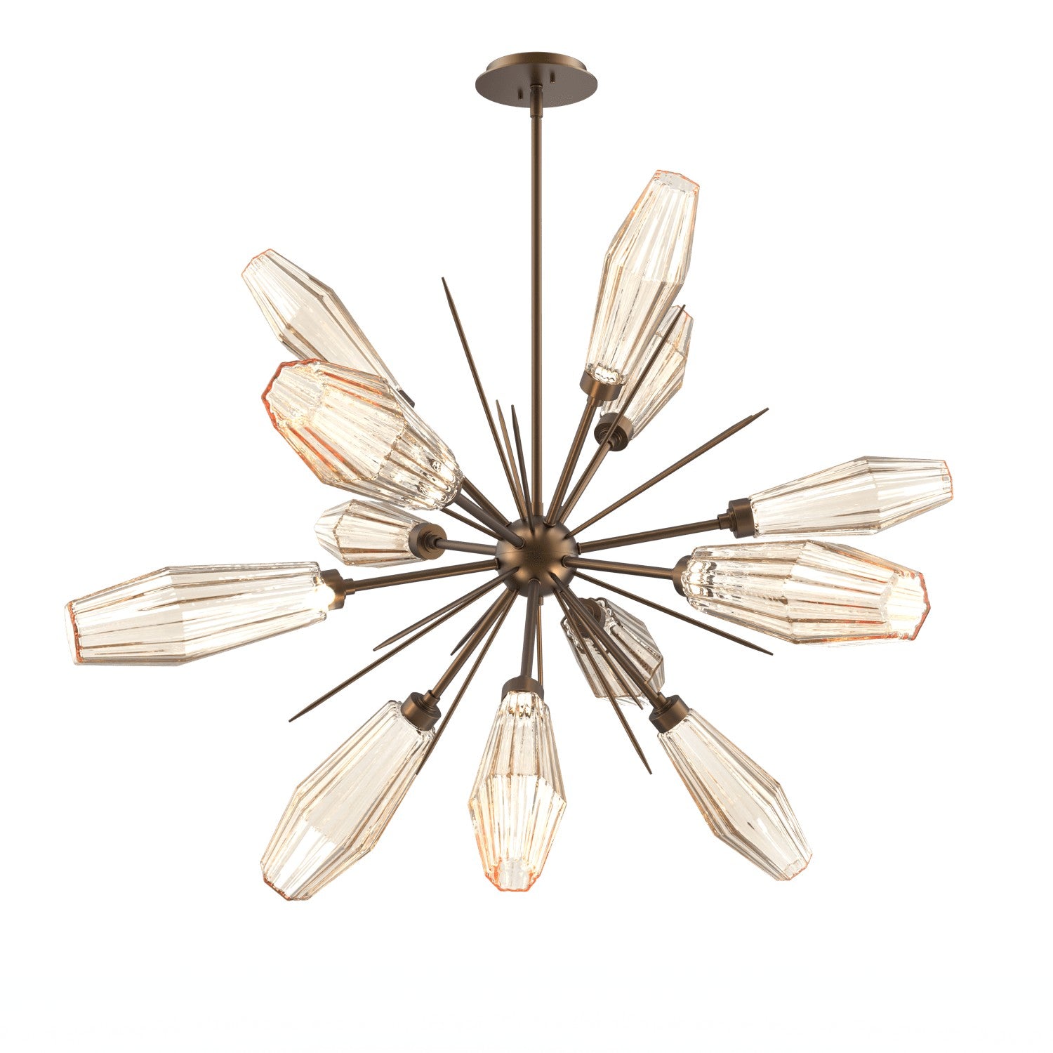 Hammerton Studio - CHB0049-0A-FB-RA-001-L1 - LED Starburst - Aalto - Flat Bronze