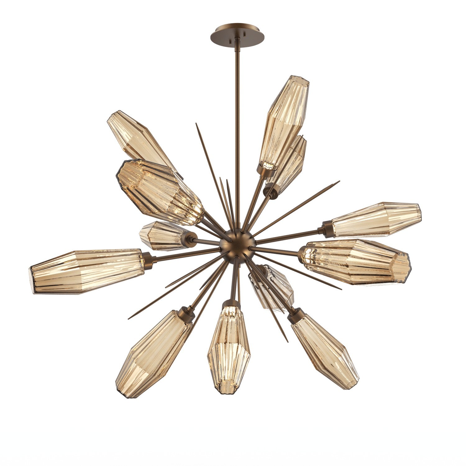 Hammerton Studio - CHB0049-0A-FB-RB-001-L1 - LED Starburst - Aalto - Flat Bronze