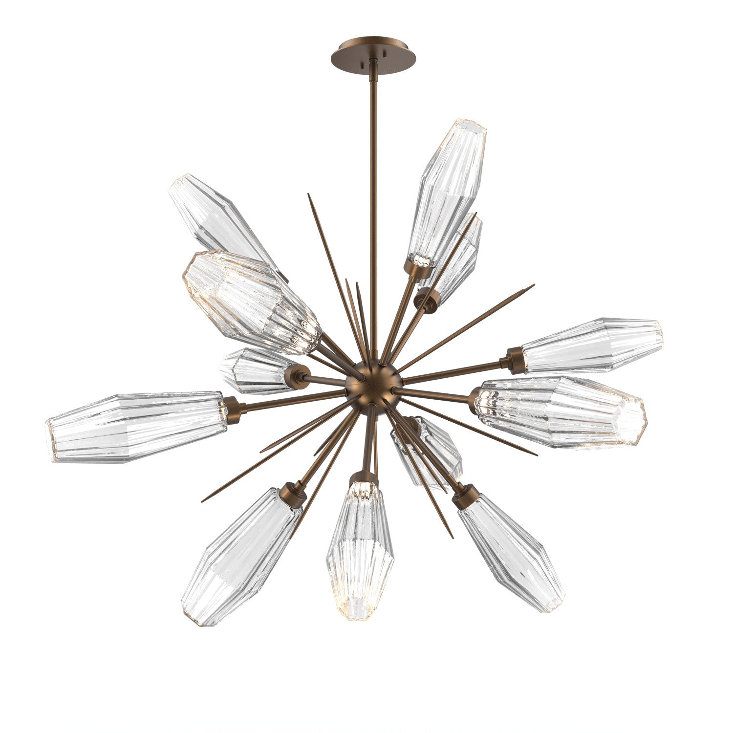 Hammerton Studio - CHB0049-0A-FB-RC-001-L1 - LED Starburst - Aalto - Flat Bronze