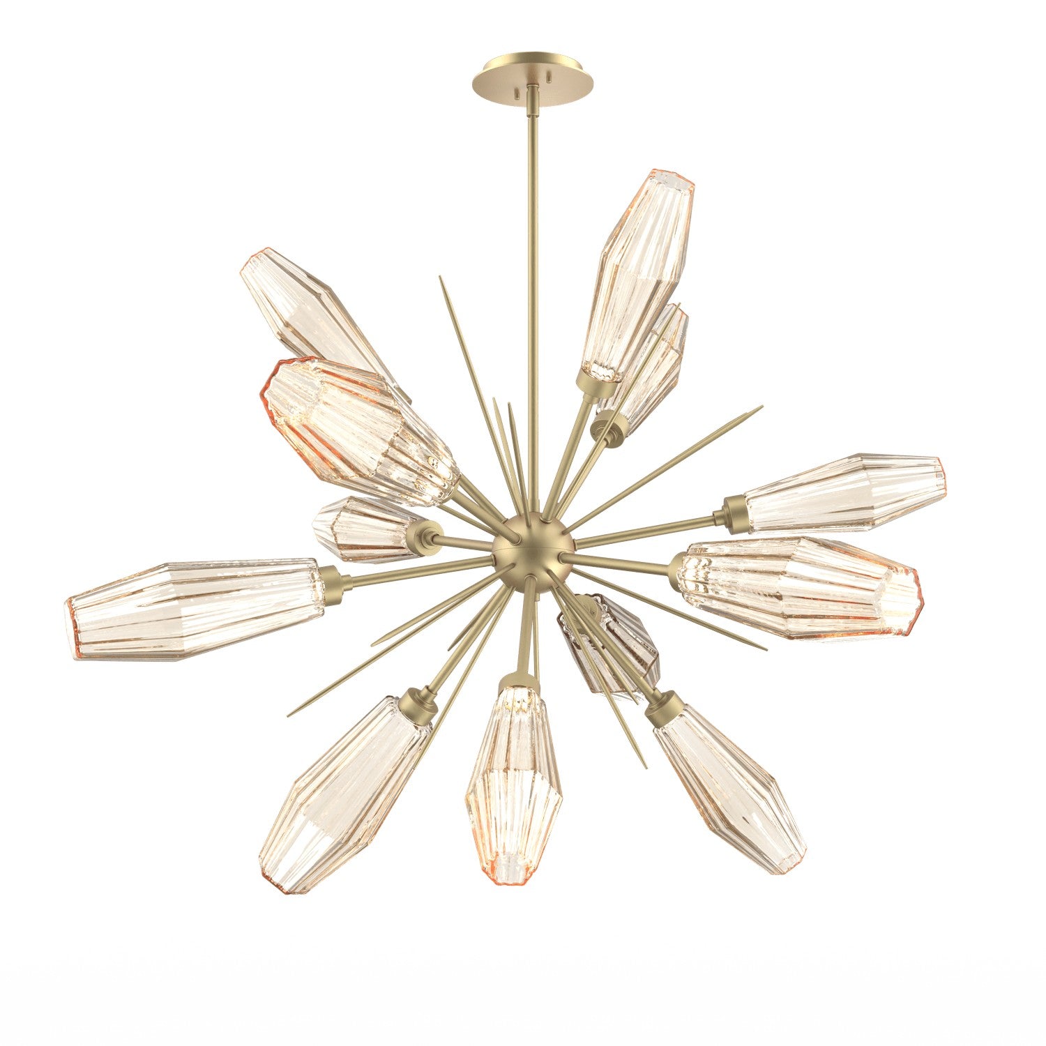 Hammerton Studio - CHB0049-0A-GB-RA-001-L1 - LED Starburst - Aalto - Gilded Brass