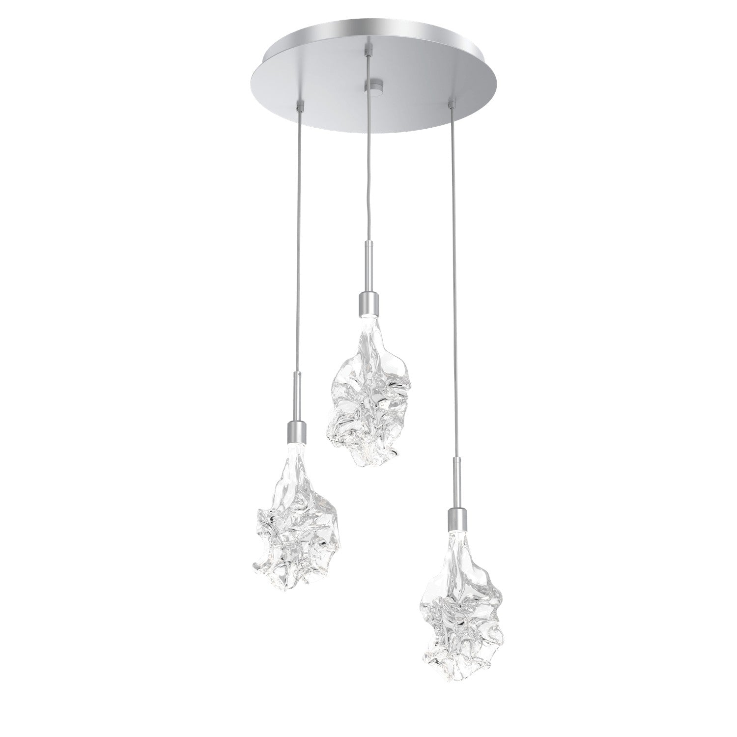 Hammerton Studio - CHB0059-03-CS-BC-C01-L1 - LED Pendant - Blossom - Classic Silver