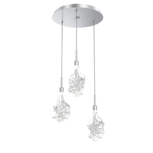 Hammerton Studio - CHB0059-03-CS-BC-C01-L1 - LED Pendant - Blossom - Classic Silver