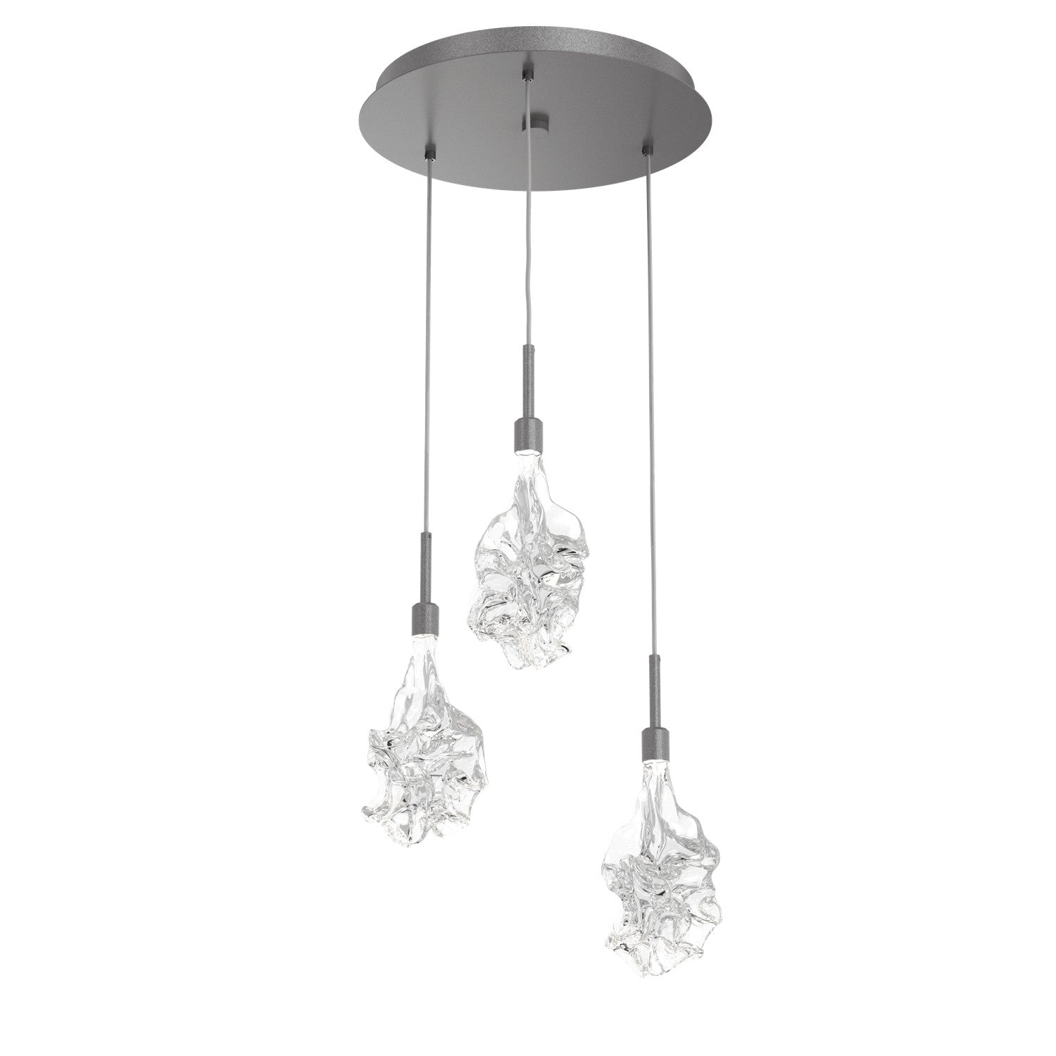 Hammerton Studio - CHB0059-03-GP-BC-C01-L3 - LED Pendant - Blossom - Graphite