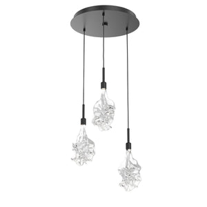 Hammerton Studio - CHB0059-03-MB-BC-C01-L3 - LED Pendant - Blossom - Matte Black