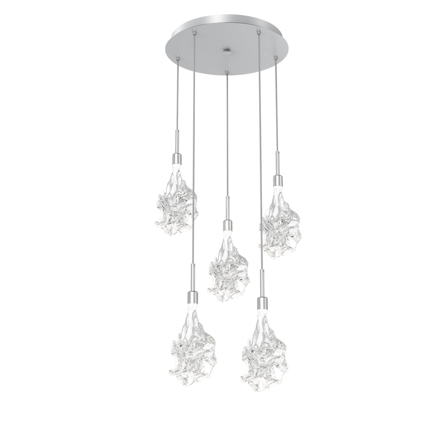 Hammerton Studio - CHB0059-05-CS-BC-C01-L1 - LED Pendant - Blossom - Classic Silver