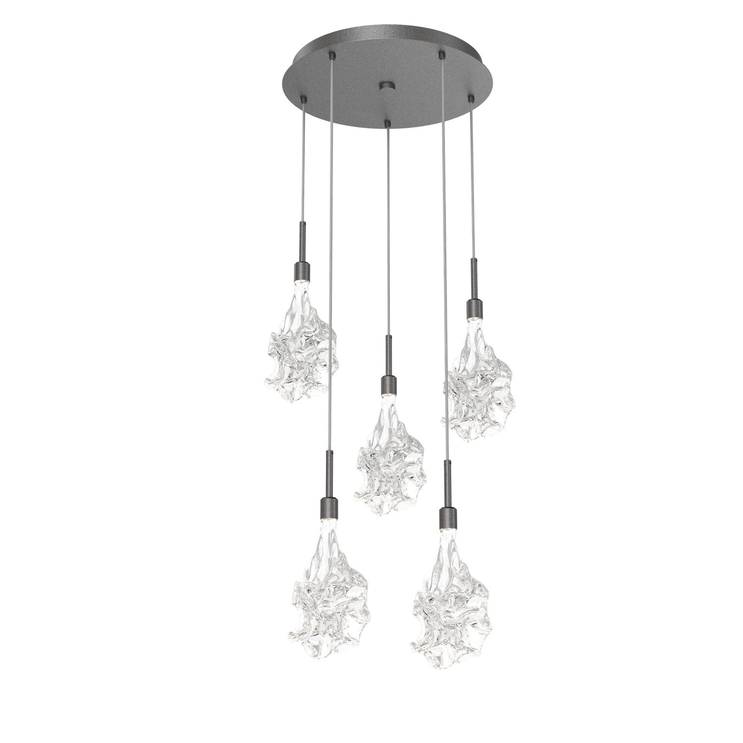 Hammerton Studio - CHB0059-05-GP-BC-C01-L1 - LED Pendant - Blossom - Graphite