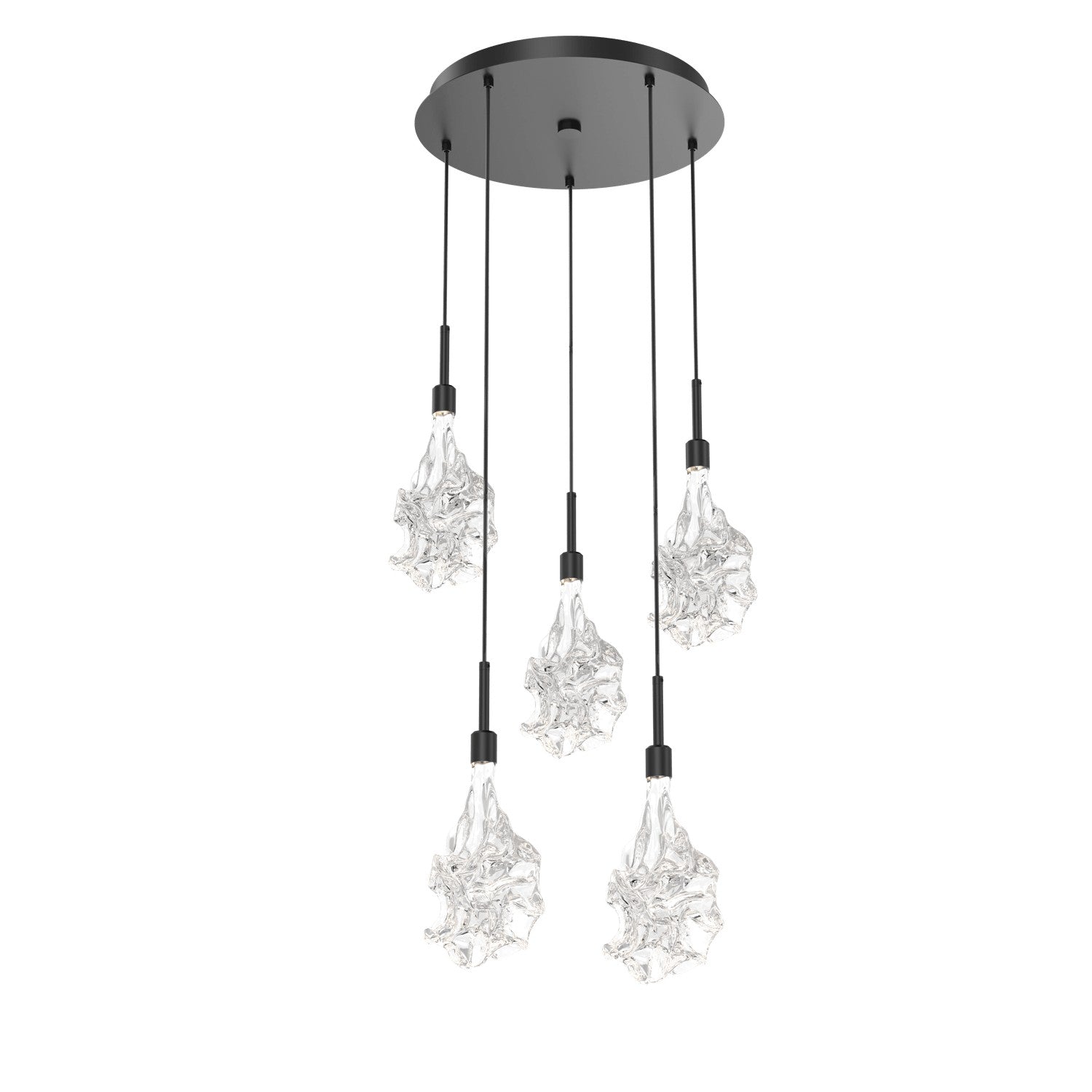 Hammerton Studio - CHB0059-05-MB-BC-C01-L3 - LED Pendant - Blossom - Matte Black