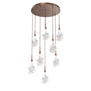 Hammerton Studio - CHB0059-08-BB-BC-C01-L1 - LED Pendant - Blossom - Burnished Bronze