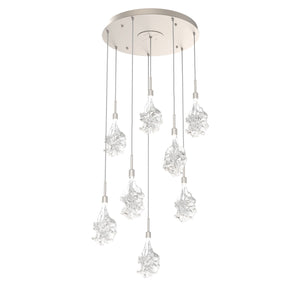 Hammerton Studio - CHB0059-08-BS-BC-C01-L1 - LED Pendant - Blossom - Beige Silver