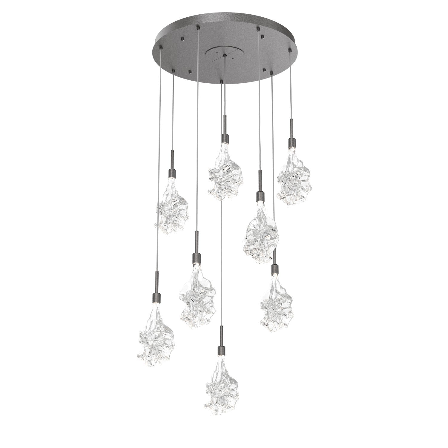 Hammerton Studio - CHB0059-08-GP-BC-C01-L1 - LED Pendant - Blossom - Graphite