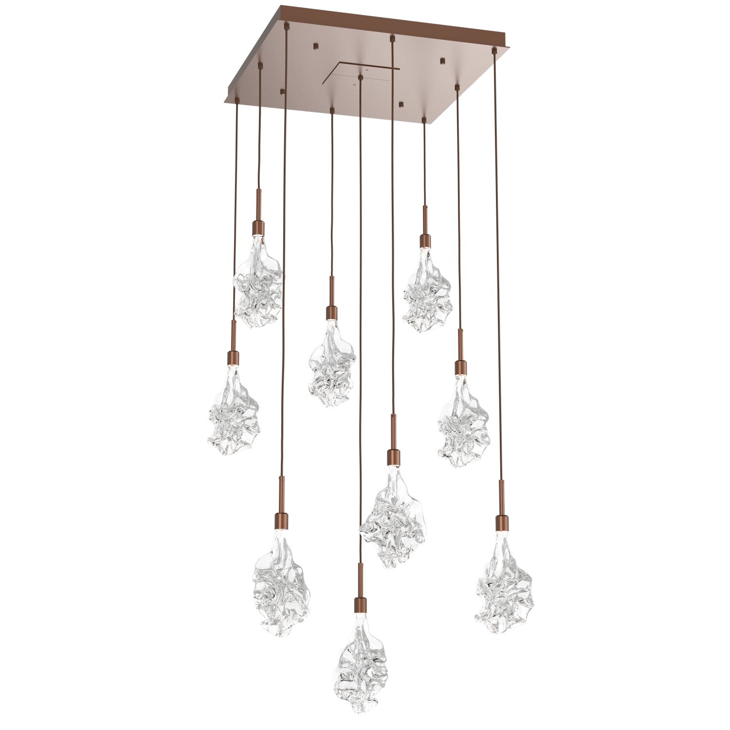 Hammerton Studio - CHB0059-09-BB-BC-C01-L1 - LED Pendant - Blossom - Burnished Bronze