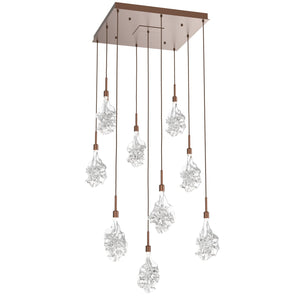 Hammerton Studio - CHB0059-09-BB-BC-C01-L1 - LED Pendant - Blossom - Burnished Bronze