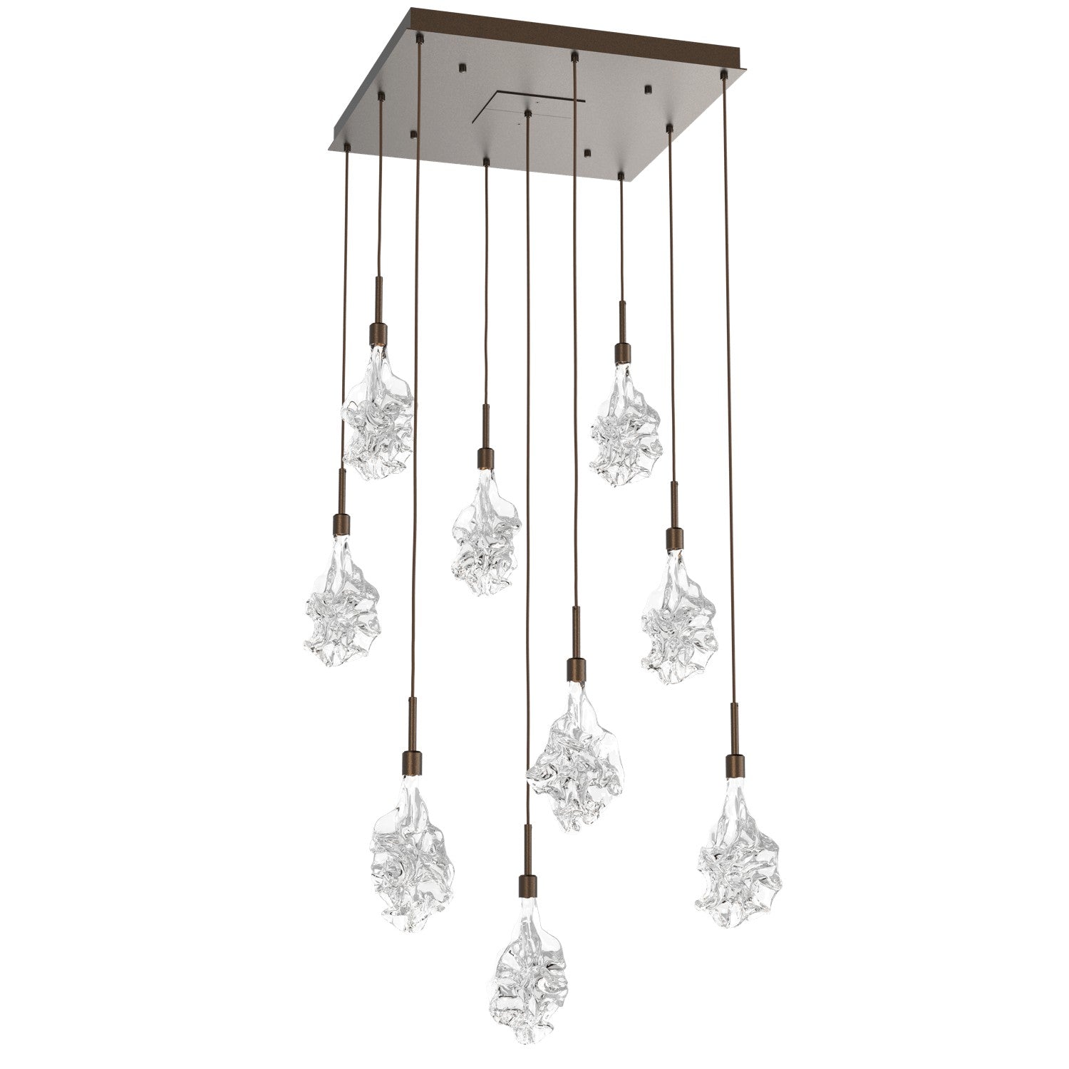 Hammerton Studio - CHB0059-09-FB-BC-C01-L1 - LED Pendant - Blossom - Flat Bronze