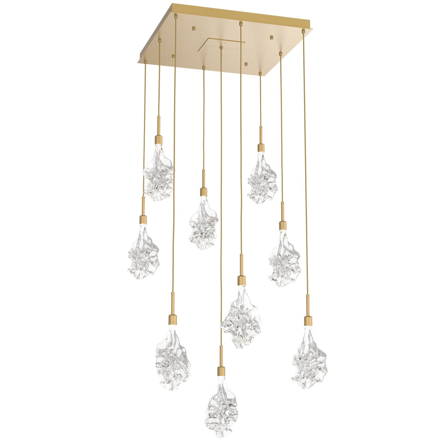 Hammerton Studio - CHB0059-09-GB-BC-C01-L1 - LED Pendant - Blossom - Gilded Brass