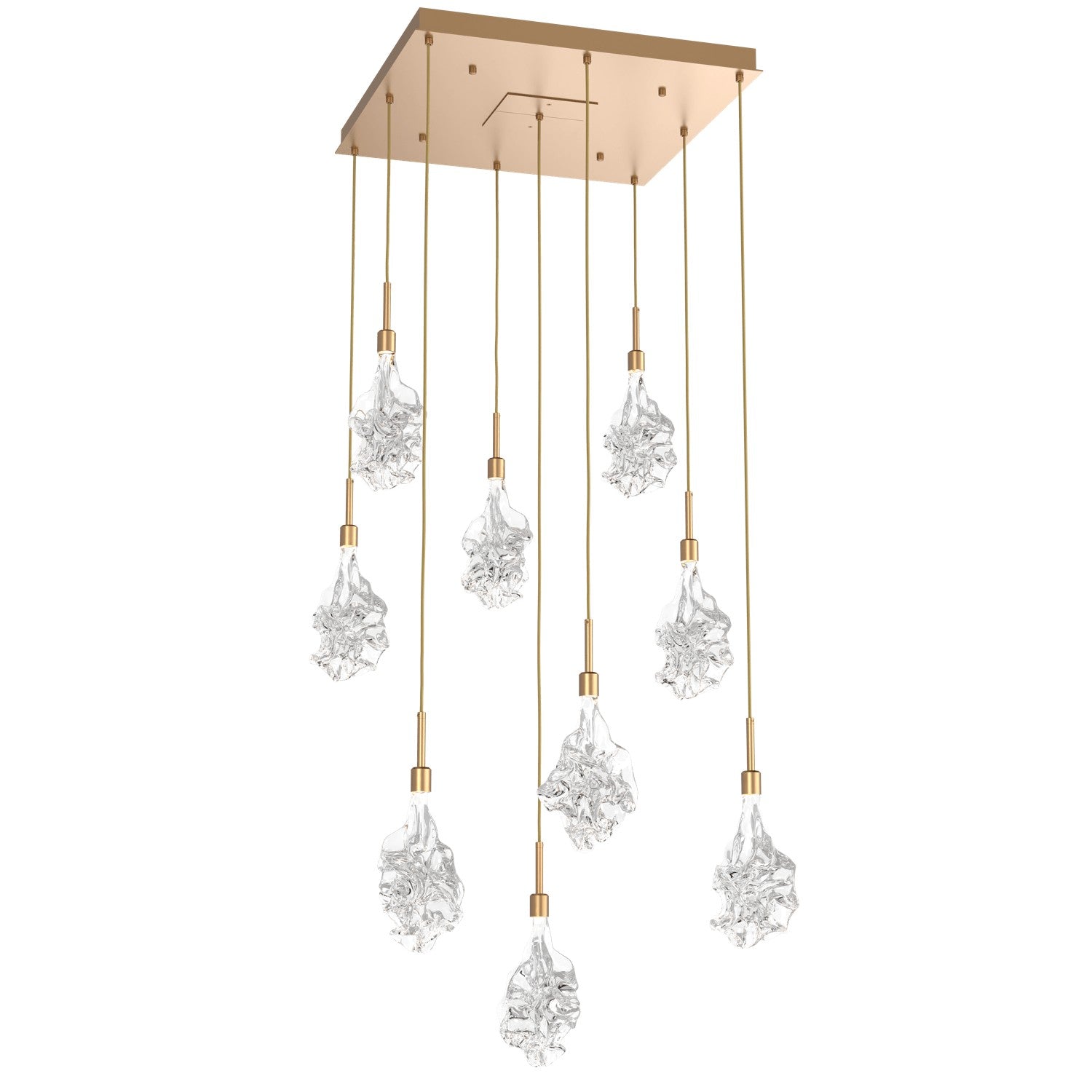 Hammerton Studio - CHB0059-09-NB-BC-C01-L1 - LED Pendant - Blossom - Novel Brass