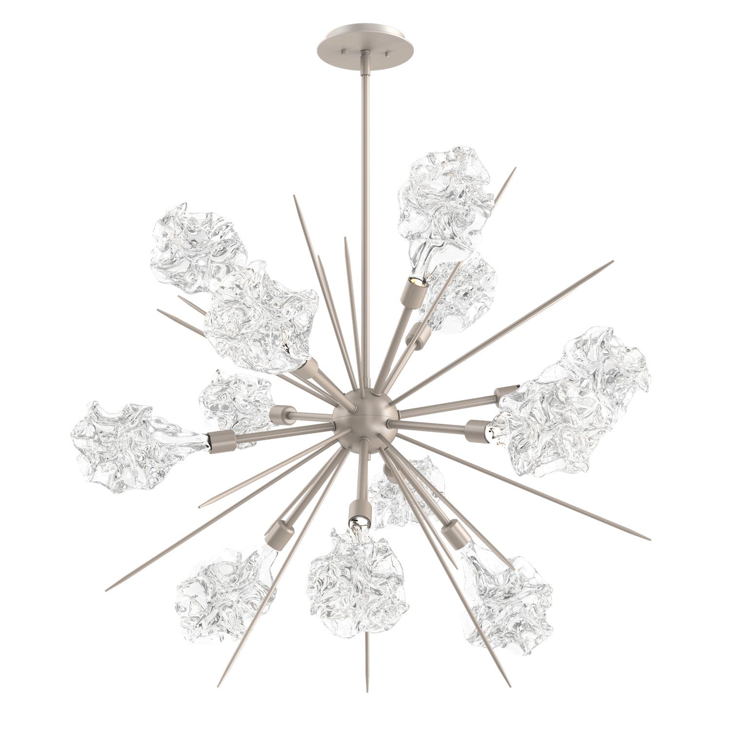 Hammerton Studio - CHB0059-0A-BS-BC-001-L1 - LED Starburst - Blossom - Beige Silver