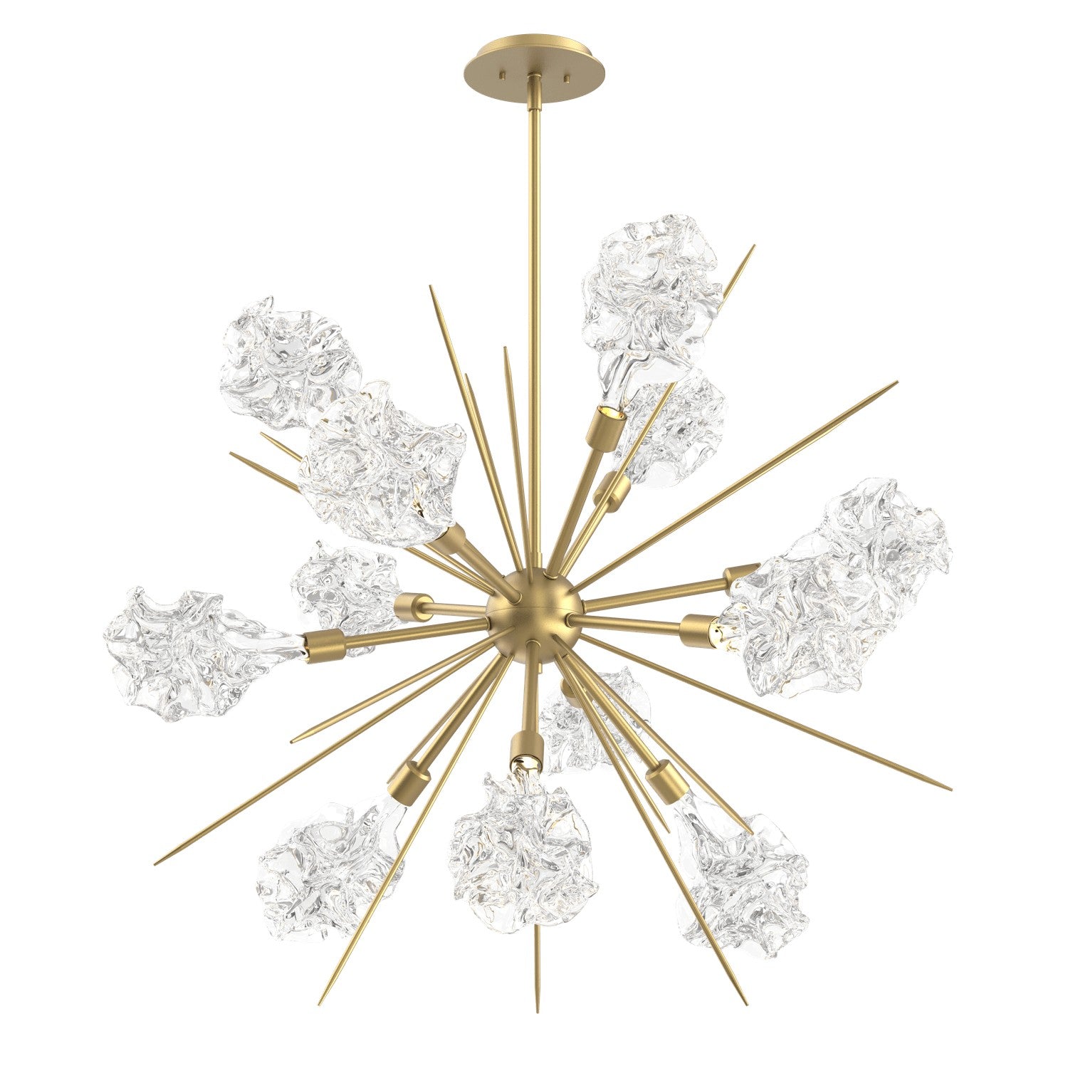 Hammerton Studio - CHB0059-0A-GB-BC-001-L1 - LED Starburst - Blossom - Gilded Brass