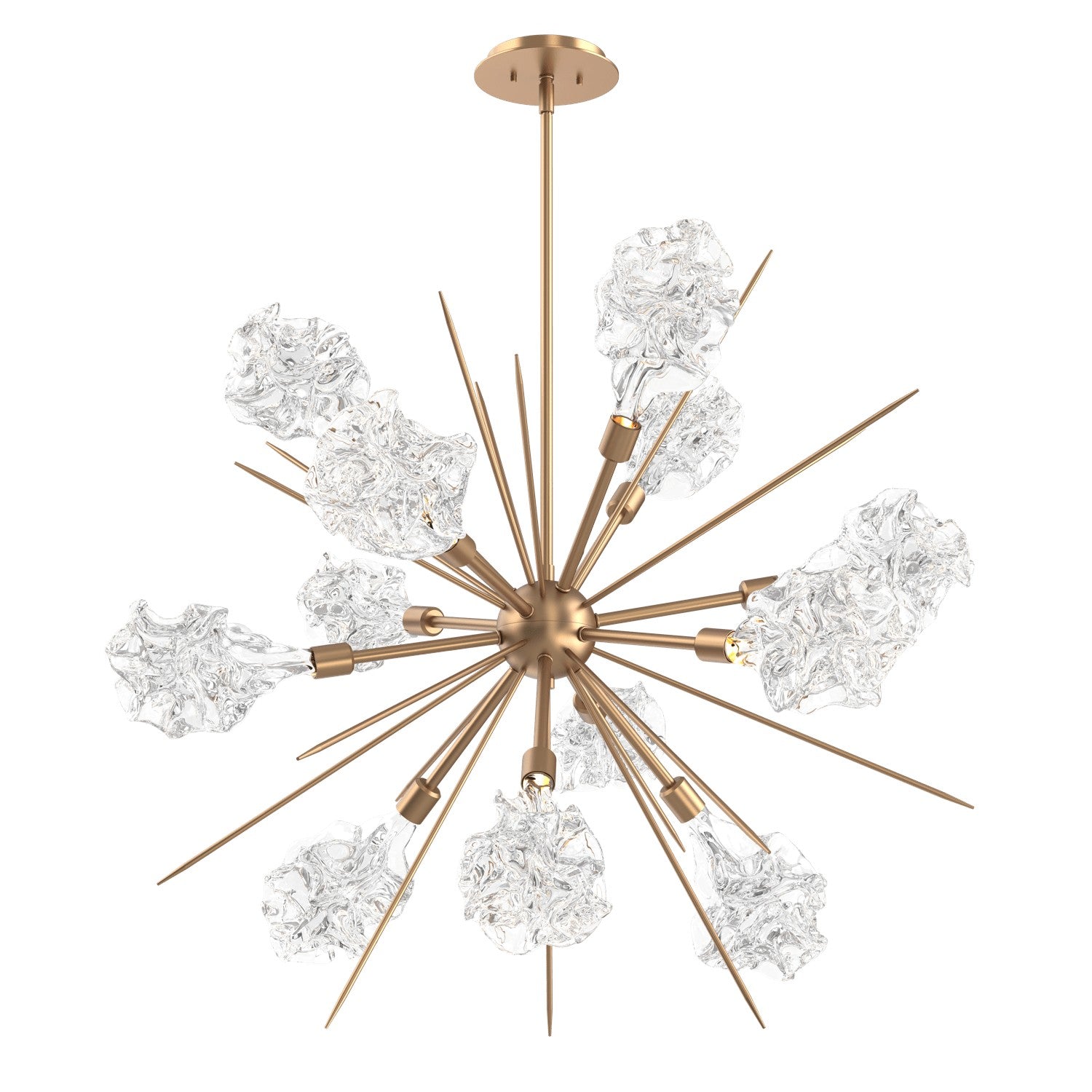 Hammerton Studio - CHB0059-0A-NB-BC-001-L1 - LED Lantern - Blossom - Novel Brass