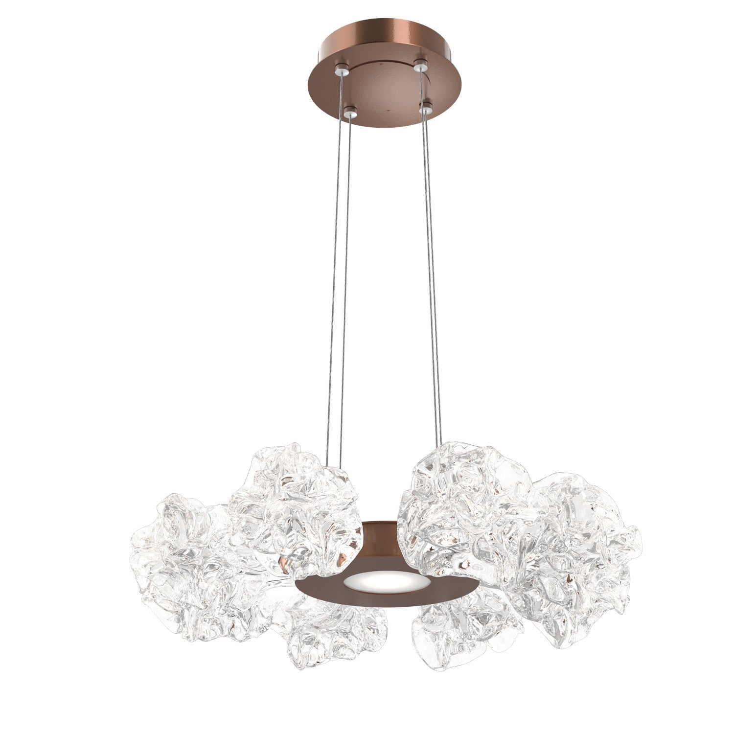 Hammerton Studio - CHB0059-24-BB-BC-CA1-L1 - LED Chandelier - Blossom - Burnished Bronze