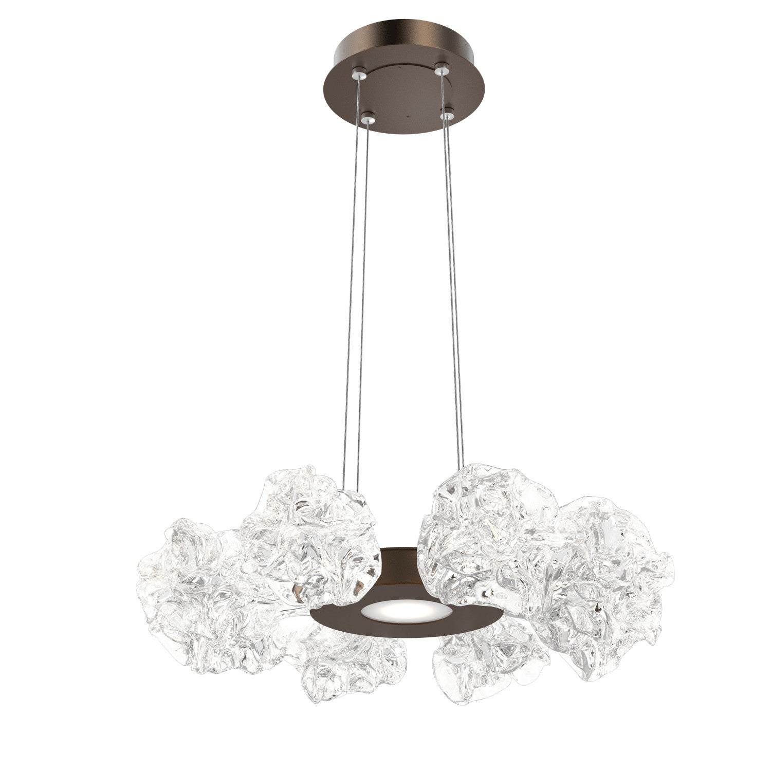 Hammerton Studio - CHB0059-24-FB-BC-CA1-L1 - LED Chandelier - Blossom - Flat Bronze