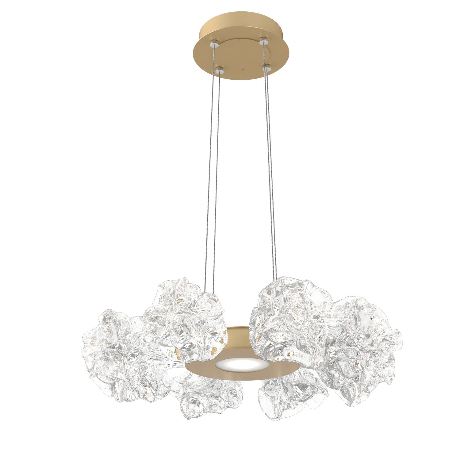 Hammerton Studio - CHB0059-24-GB-BC-CA1-L1 - LED Chandelier - Blossom - Gilded Brass